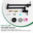 Pot Filler Faucet Kitchen Faucet Folding Stretchable Brass Faucet with Two Handles Wall Mount