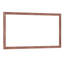 Grand miroir mural moderne 60 po x 36 po avec cadre en aluminium jaune et corail, structure légère, vue polyvalente pour différentes pièces Réflexion de 60 po x 36 po-1677205436