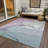 Machine Washable Indoor/Outdoor Xhevrie Seafoam Rug-425564619