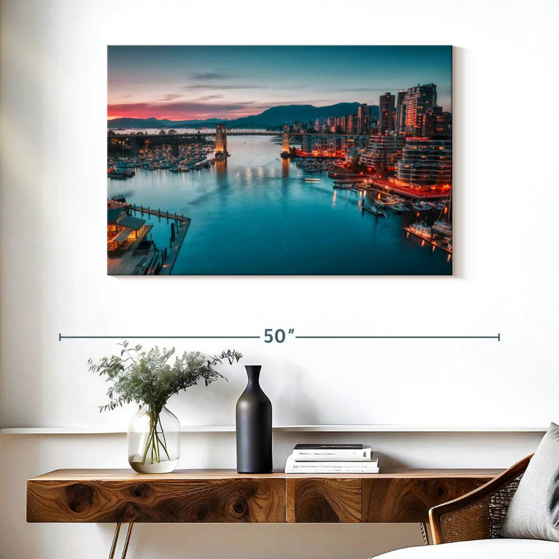 Tergel Vancouver Waterfront Skyline, H 26 po x l 39 po