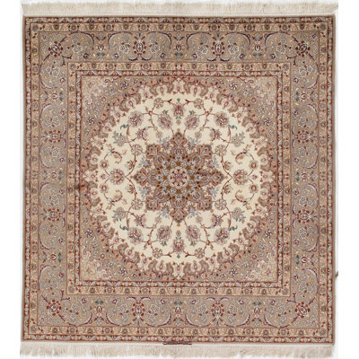 One-of-a-Kind Square 6'6" Hand Knotted Area Rug