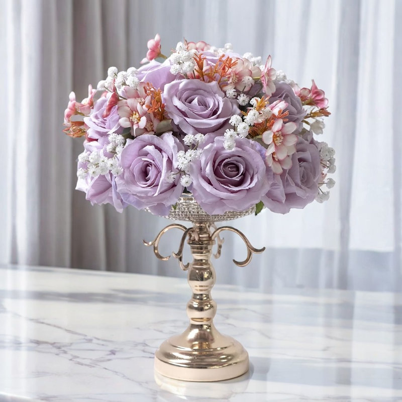 Décoration de fleurs artificielles simulées