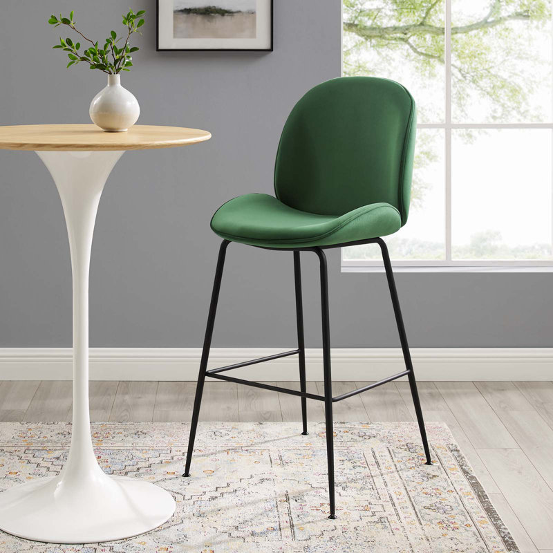 Tabouret de comptoir Scoop, Brun clair, Tabouret de bar (assise de 30 po de hauteur)