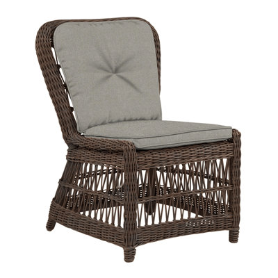 Southampton Patio Dining Side Chair with Cushion (Set of 2)