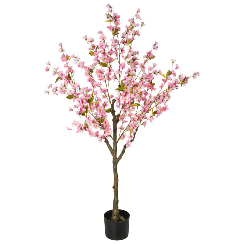 Artificial Plant CHERRY TREE Pink, 152cm H x 62cm W x 62cm D