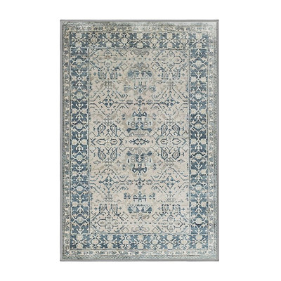 Tapis oriental bleu / beige Flatley