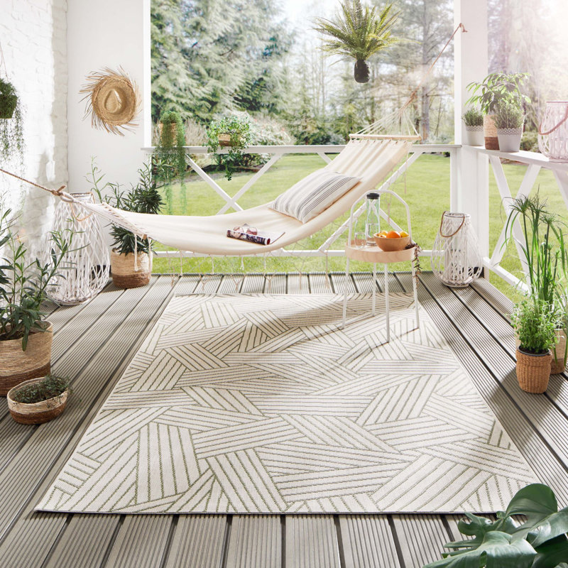 Brisco Abstract Indoor / Outdoor Area Rug, Rectangle 120 x 170cm