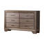 Ensemble de chambre à coucher 3 pièces avec commode Houston-70773905-70773906