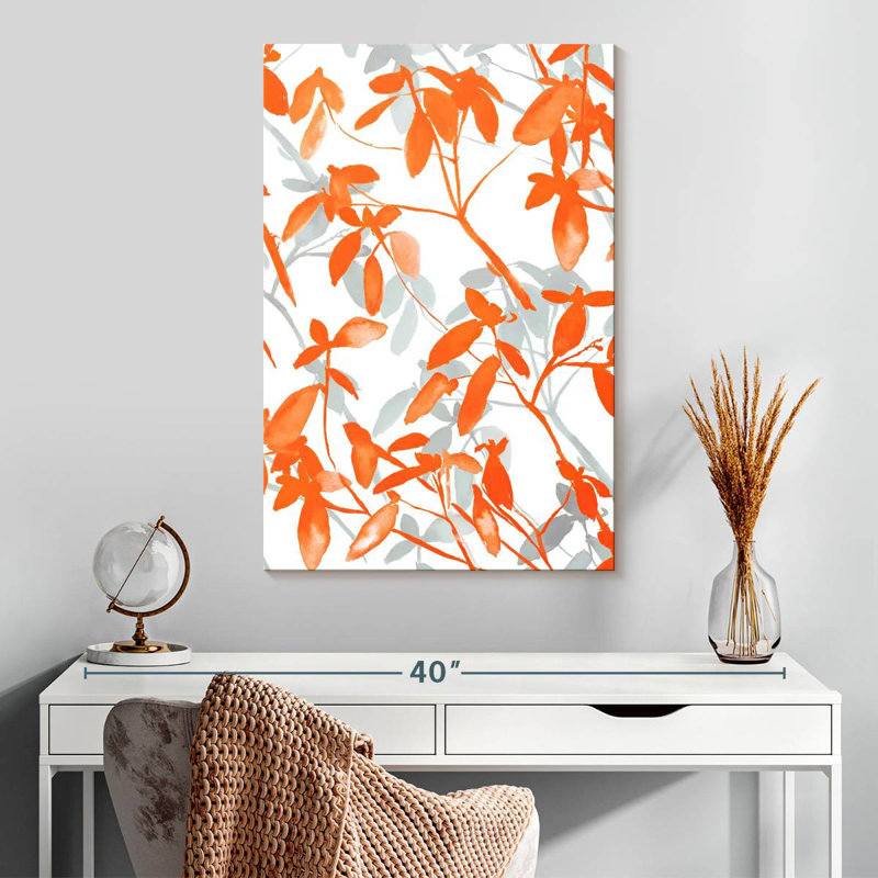 Harnek prémonition orange, H 30 po x l 20 po