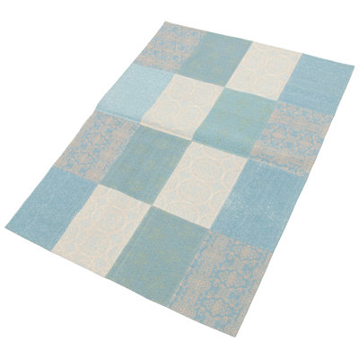 Chenille Geometric Indoor Rug