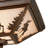 Homar Burnished Bronze 3 - Bulb Outdoor Flush Mount-38711944