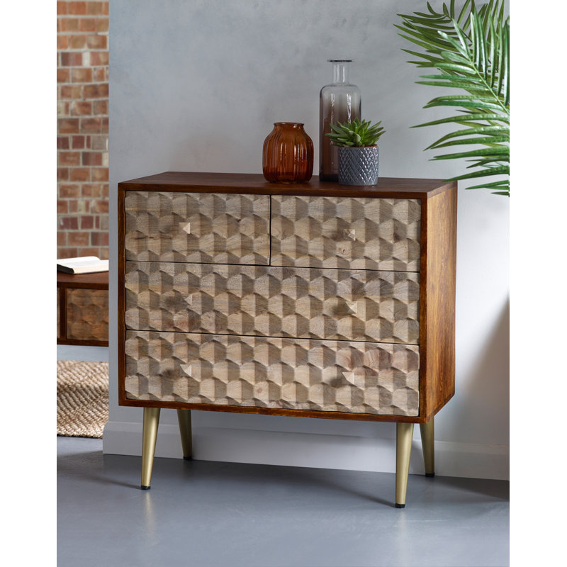 Rosemont 85cm W 4 - Drawer Chest of Drawers