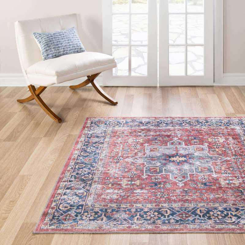 Nolie Oriental Indoor Rug, Square 5'