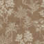 Zen Floral Paper Metallic Wallpaper Roll-638226054