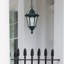 Drayton IP44 black lantern pendant