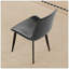 Ensemble de chaises de salle à manger modernes en cuir de polyuréthane 4