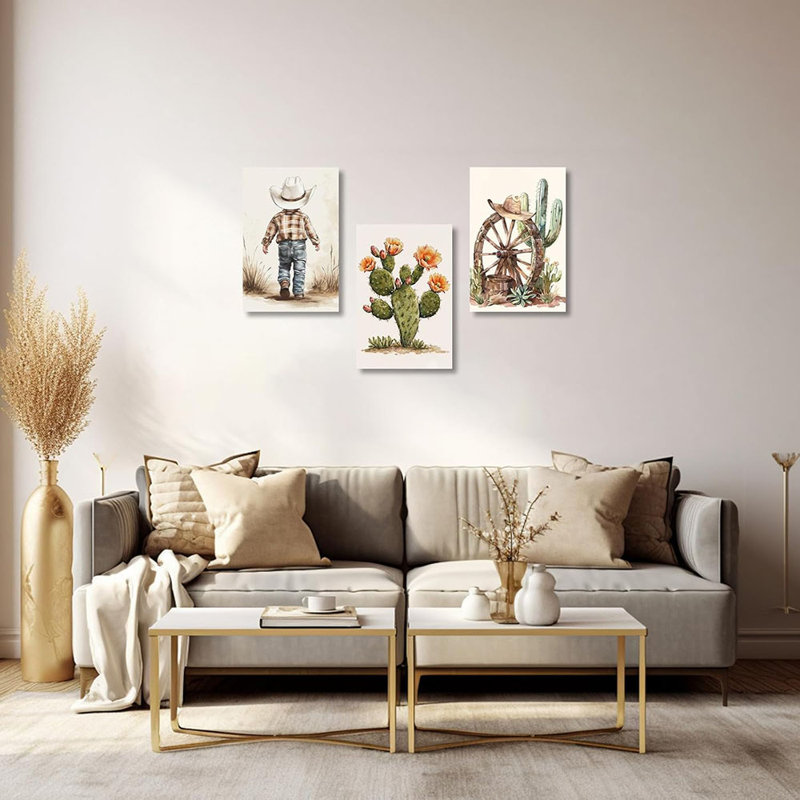 3 Piece Wrapped Canvas Print