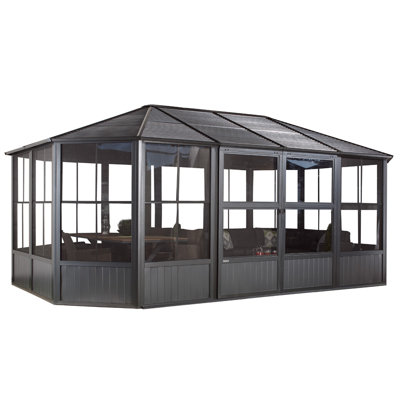 5,9 m x 3,8 m Pavillon aus Aluminium