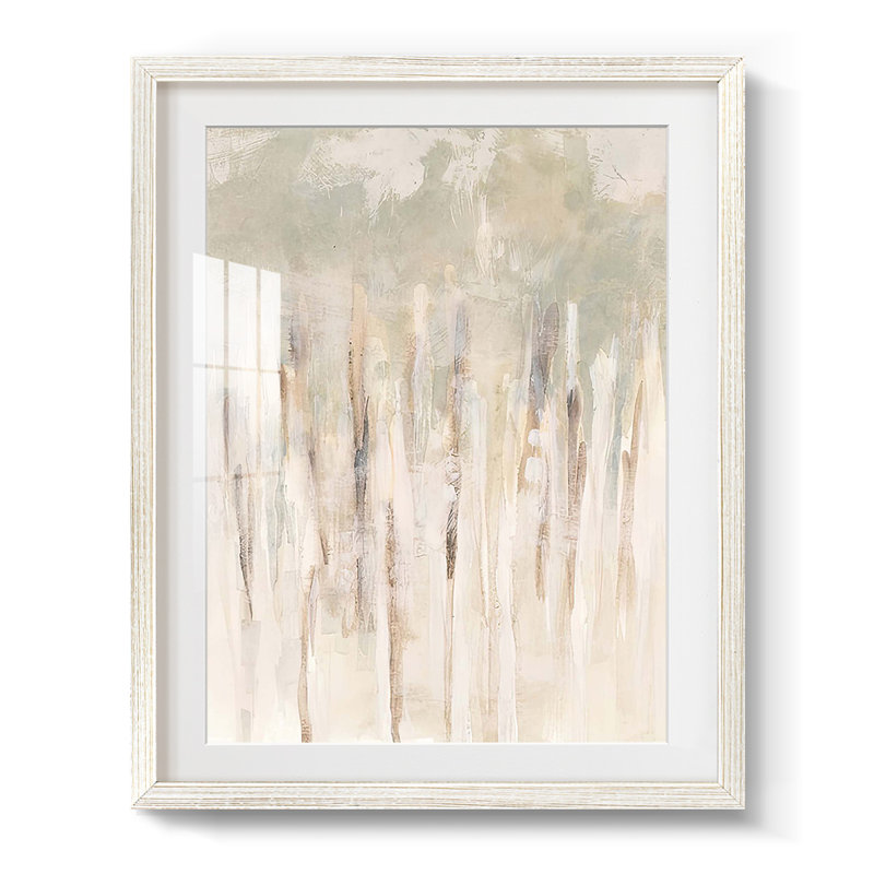 Abstrait Thicket I - impression encadrée, H 19,5 po x l 16,5 po, Blanc