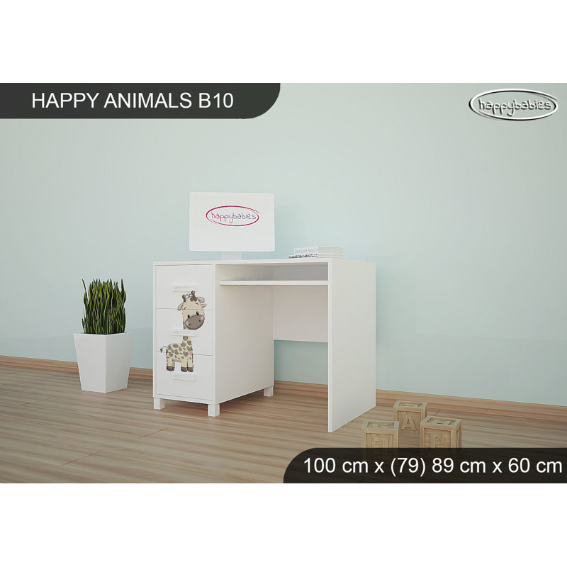 100cm Writing Desk, White