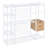 Garde-robe de style ouvert avec rails suspendus, tablettes et tiroirs-106498481