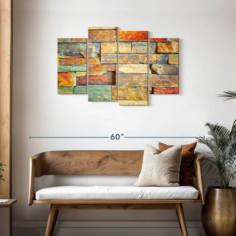 Radiant Brick, H 27 po x l 43 po