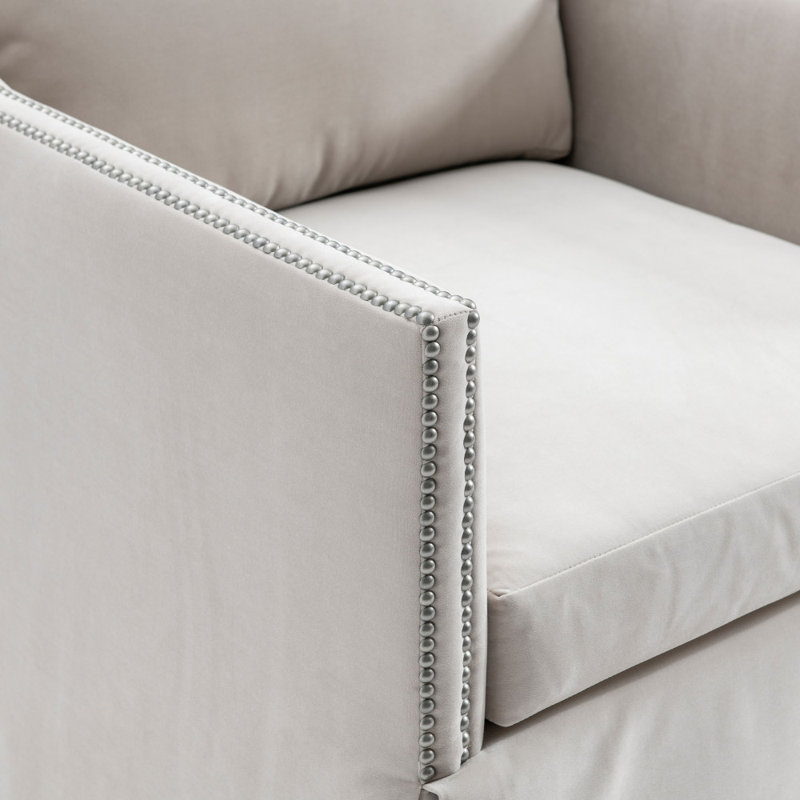 Fauteuil pivotant en tissu Delaney, 5567-100