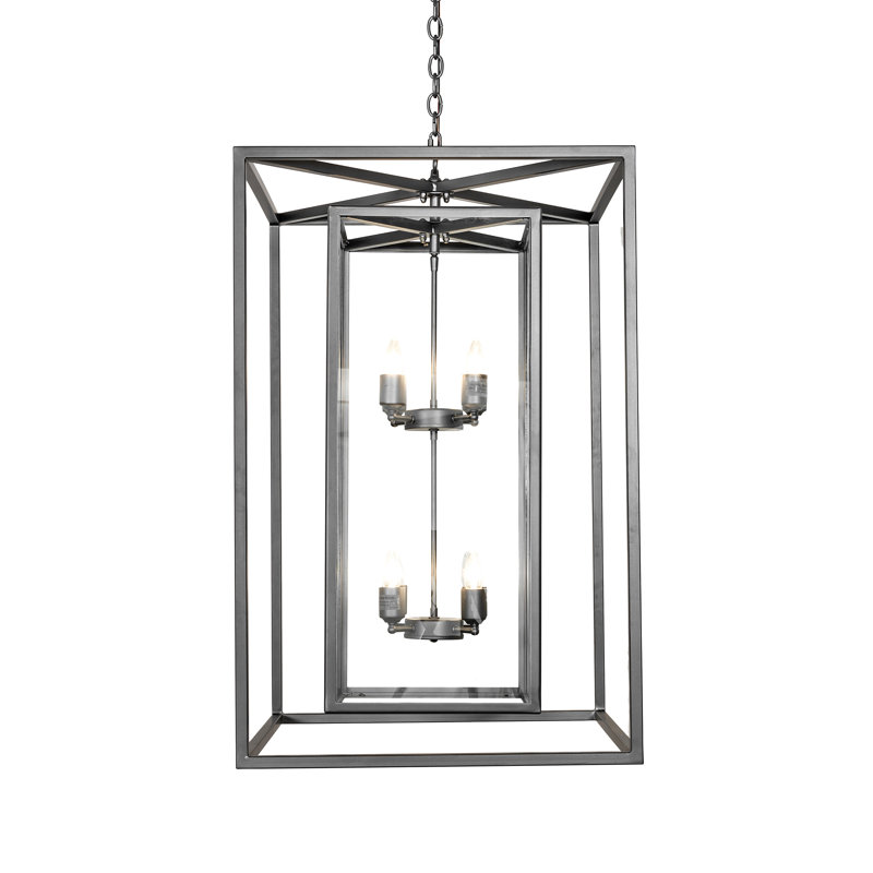 25" Square Kitzi Box Pendant