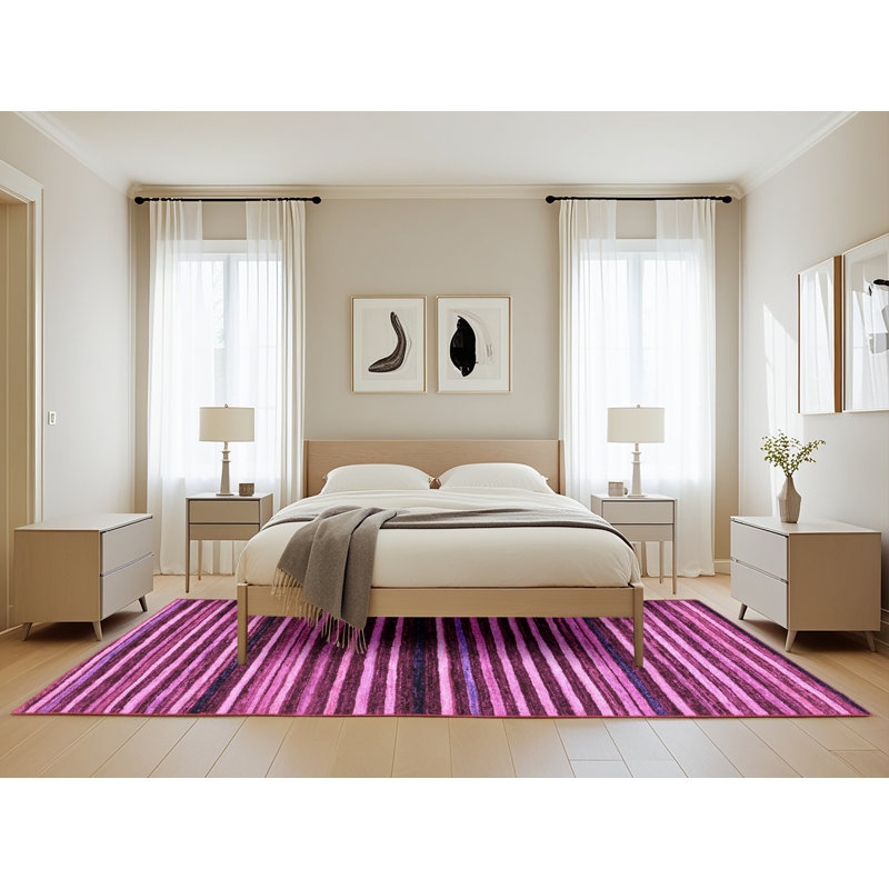 Tapis mauve Possing, Rectangle 5 pi x 8 pi