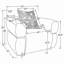 Fauteuil d'appoint rembourré Ramsay