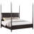 Teyler Wood Queen Poster Bed Brown-95047700