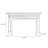 Beige Solid Wood Electric Fireplace