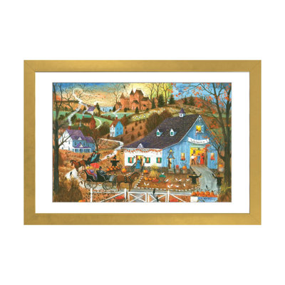A Magical Evening - Reproduction d'art murale - Papier d'art encadré
