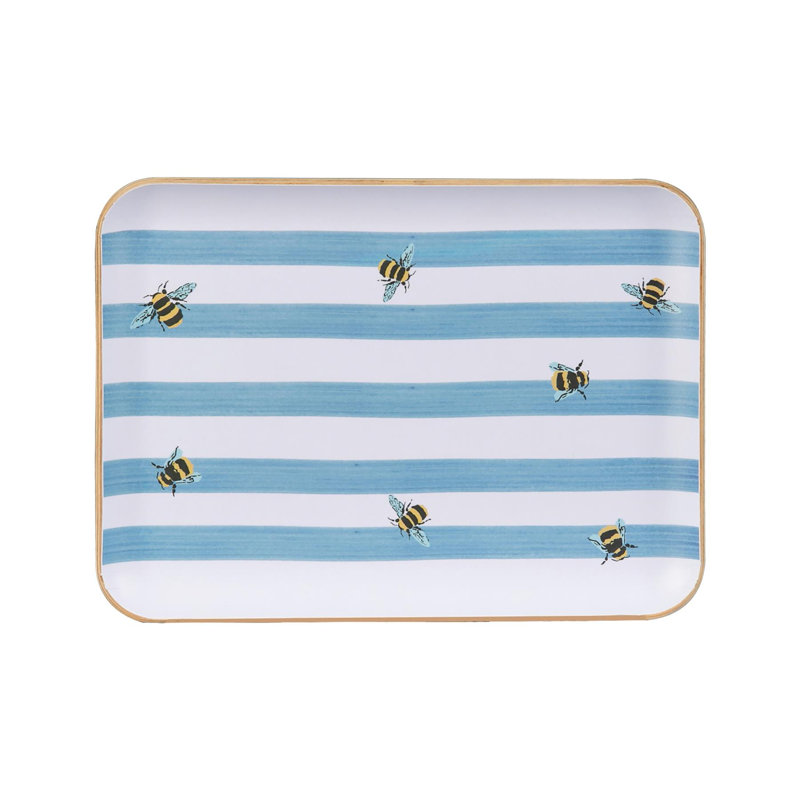 Bee Stripe Serving Tray