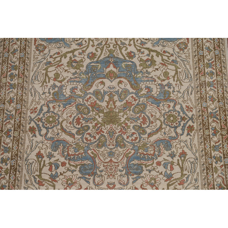 Tapis turc en laine noué à la main Oushak 5X7