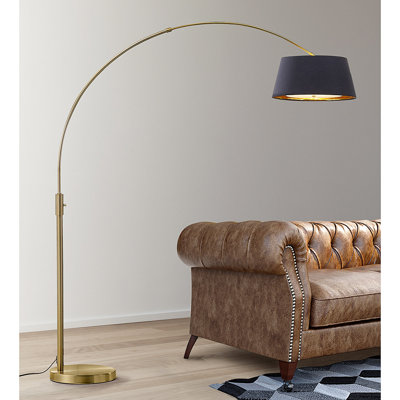 Lampe sur pied en arche/arc 81" Elienor