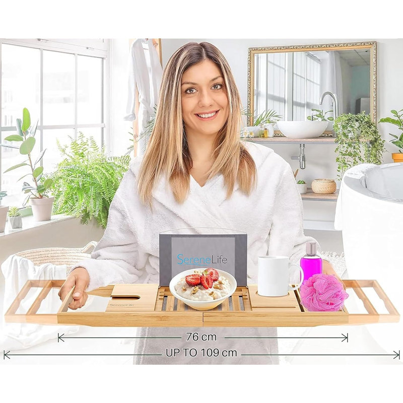 Bamboo Bathroom Accessory Tray