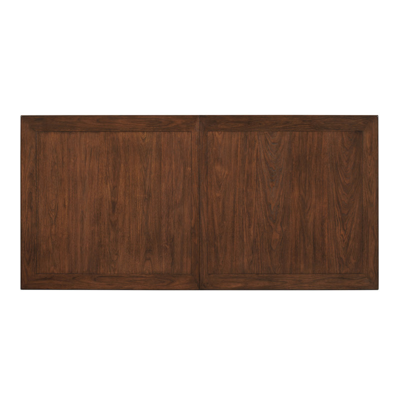 Elk Grove Mid-Century Modern Extendable Dining Table in Brown