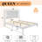 Mid-century Modern Solid Wood Bed Frame With Headboard-1844767752-1827925393