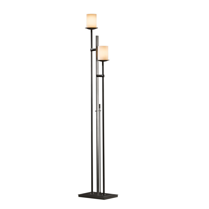 Rook 65.8" Floor Lamp, Black, Opal