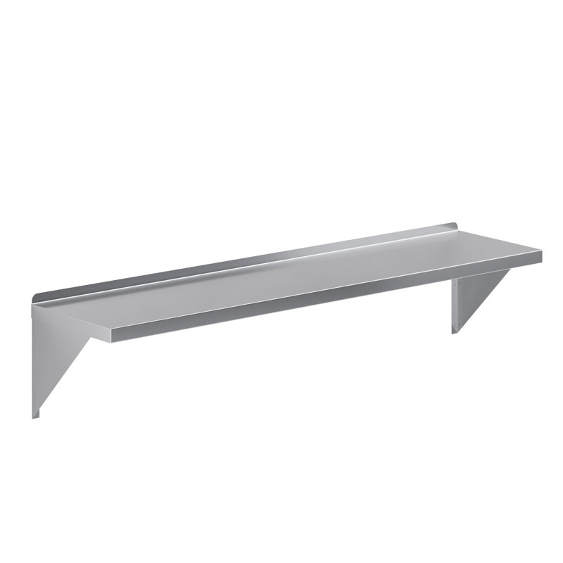 AmGood Stainless Steel Wall Mount Shelf, 16" H x 60" W x 14" D