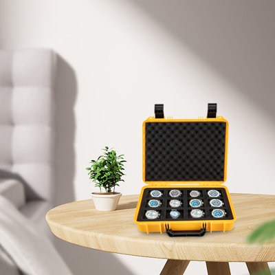 12compartment Hard Case Protective Watch Box