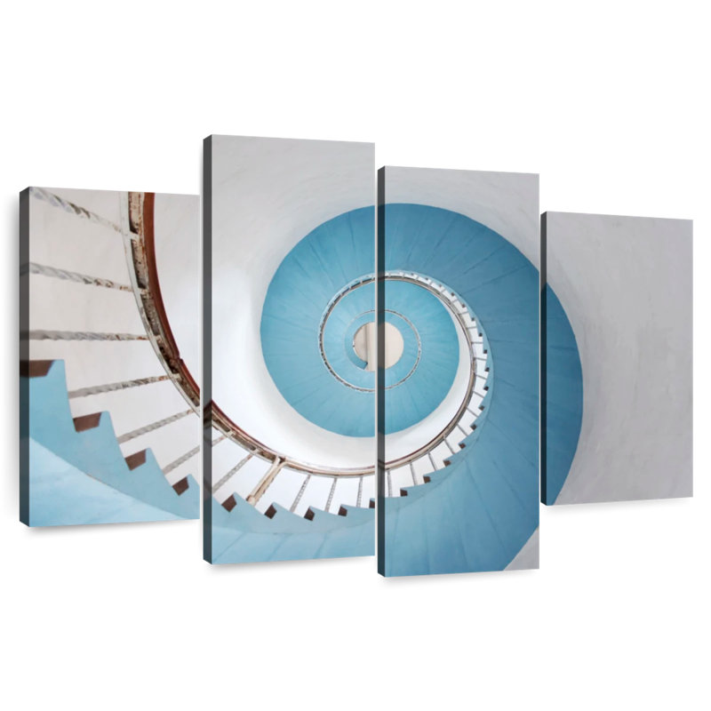 Lilie Blue Spiral Staircase