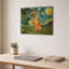 «Belge Malinois Starry Night» par Rich Monet, art mural en métal doré, 16 po x 12 po-1348980877