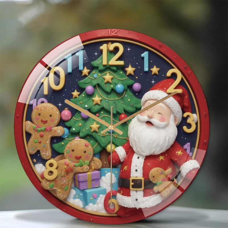 12'' Modern Glass Wall Clock