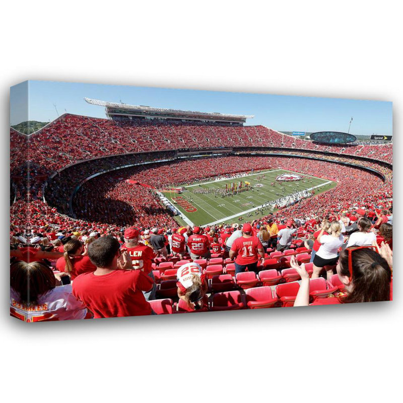 Arrowhead Stadium, H 32 po x l 48 po