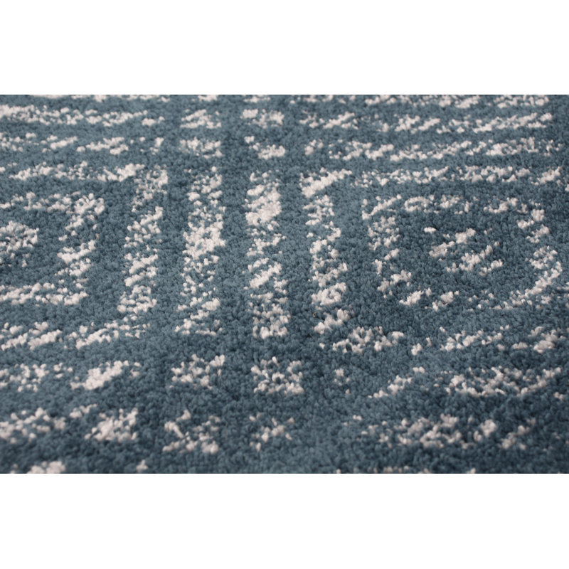 Tapis à motif géométrique Salih, Rectangle 7 pi 10 po x 10 pi 2 po