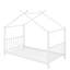 Lit plateforme simple en métal en forme de maison-114346458