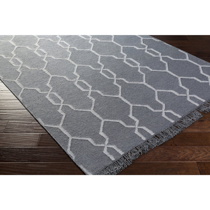 Larksville Geometric Indoor / Outdoor Rug, Rectangle 9' x 13'