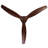 52" YUHAO Farmhouse Rustic Ceiling Fan With Remote Control